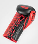 RWS X VENUM OFFICAL MUAY THAI BOXING GLOVES 10 WITH LACES 10 OZ Black