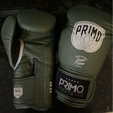 Primo Emblem 2.0 Semi Leather Boxing Gloves 16 oz Army Green