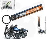 Miniature Motorbikes Motorcycle Pull-Back Toys Keychain Gifts Vary Colours