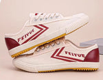 FEIYUE sneakers canvas shoes board shoes trend shoes Size 35-44 Unisex Youth Adult Beige Red