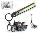 Miniature Motorbikes Motorcycle Pull-Back Toys Keychain Gifts Vary Colours