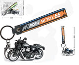 Miniature Motorbikes Motorcycle Pull-Back Toys Keychain Gifts Vary Colours
