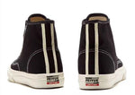 FEIYUE Classic Skate Sports Street Fashion Training Shoes Sneakers Mid Top Size 34-44 Unisex Youth Adult Black