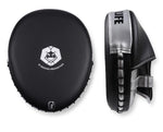 NO BOXING NO LIFE AIR PUNCHING FOCUS MITTS PADS Extra Thick Black Silver