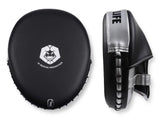 NO BOXING NO LIFE AIR PUNCHING FOCUS MITTS PADS Extra Thick Black Silver