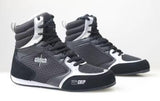 CLEARANCE SALES CLINCH OLIMP C417 BOXING SHOES BOOTS Eur 35 / 36 Black Silver