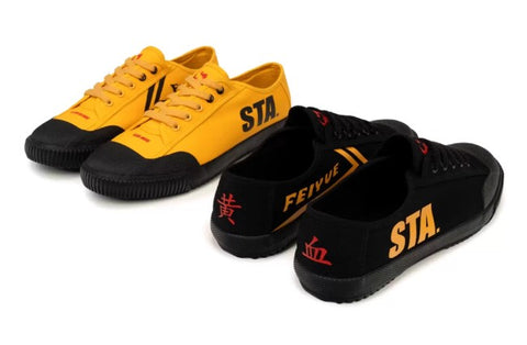 STA x FEIYUE Collaboration Canvas Shoes Sneakers Size 34-46 Unisex Youth Adult 2 Colours