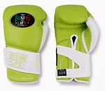 No Boxing No Life sweet science BOXING GLOVES Microfiber 8-16 oz Green White