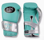 No Boxing No Life sweet science BOXING GLOVES Microfiber 8-16 oz Blue Silver