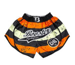 Booster Muay Thai Boxing Shorts S-XXXL Black Orange