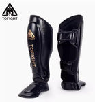 TOFIGHT TFSD6 MUAY THAI BOXING MMA SPARRING SHIN GUARD PROTECTOR SIZE M-XL Black