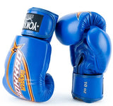 YOKKAO VERTICAL MUAY THAI BOXING GLOVES 8-16 oz Blue