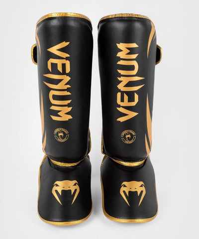 VENUM-2050-126 CHALLENGER STANDUP MUAY THAI BOXING MMA SHIN GUARD PROTECTOR M BLACK GOLD