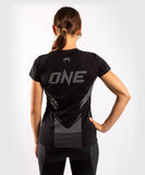 Venum-04120-114 ONE FC IMPACT T-Shirt FOR WOMEN S-L Black Black