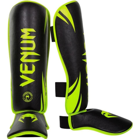 VENUM-2050-126 CHALLENGER STANDUP MUAY THAI BOXEN MMA SCHIENBEINSCHÜTZER M SCHWARZ GOLD