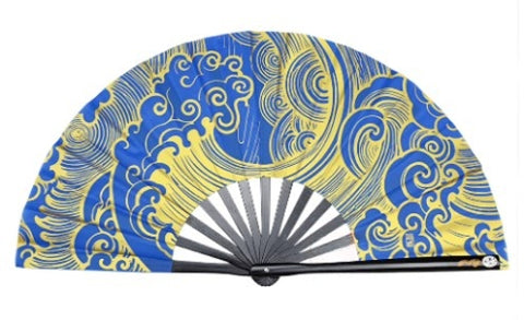 Tai Chi / Kung Fu / Martial Art Combat Performing Left / Right Hand Bamboo Fan 33 cm -MAF032a