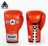 Windy x Tofight BGL Classic Lace Up MUAY THAI BOXING GLOVES Cowhide Leather 10-12 oz Vary Colours