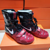 NIKE HYPERKO 1 PROFESSIONAL BOXSCHUHE BOXSTIEFEL US 4-13 Schwarz-Rot