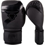 Ringhorns Charger BOXING GLOVES 8-16 oz Black/Black