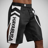 HAYABUSA ICON 5383 MUAY THAI BOXING Shorts S-XXL Black White