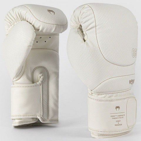 VENUM-05802-048 Impact Evo Scales MUAY THAI BOXING GLOVES 10-16 OZ Ivory