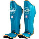 YOKKAO VINTAGE BLUE MUAY THAI BOXING MMA SHIN GUARD PROTECTOR XS-L