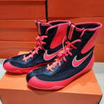 NIKE MACHOMAI 2.0 BOXING SHOES US 8.5-10.5 Black Bright Crimson