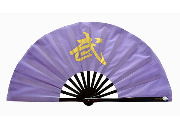 Tai Chi / Kung Fu / Martial Art Combat Performing Left / Right Hand Bamboo Fan 33 cm -MAF007h Wu Logo