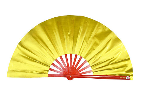 Tai Chi / Kung Fu / Martial Art Combat Performing Left / Right Hand Bamboo Fan 33 cm -MAF011a Gold - Red Tang
