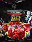 DANGER EQUIPMENT 1478 MAX MUAY THAI BOXING Shorts XS-XXL Red