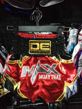DANGER EQUIPMENT 1478 MAX MUAY THAI BOXING Shorts XS-XXL Red