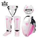 RAJA MUAY THAI BOXING MMA SPARRING PROTECTIVE GEAR SET JUNIOR Size S / M Hello Kitty Free Storage Bag