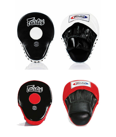 FAIRTEX ULTIMATE CONTOURED FMV9 MUAY THAI BOXING MMA PUNCHING FOCUS MITTS PADS 2 Colours