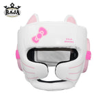 RAJA MUAY THAI BOXING MMA HEADGEAR HEAD GUARD PROTECTOR JUNIOR Size S / M Hello Kitty