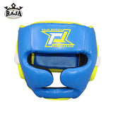 RAJA ELITE LEAGUE MUAY THAI BOXING MMA SPARRING PROTECTIVE GEAR SET Size M-XL Blue Yellow