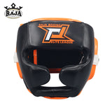 RAJA ELITE LEAGUE MUAY THAI BOXING MMA SPARRING PROTECTIVE GEAR SET Size M-XL Black Orange