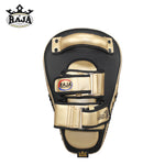 RAJA RTML-9 DELUXE MUAY THAI BOXING MMA PUNCHING AIR LONG FOCUS MITTS KICK PADS Cowhide Leather 35.5 x 22 x 9 cm