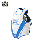RAJA ELITE LEAGUE MUAY THAI BOXING MMA SPARRING BODY SHIELD PROTECTOR Adult & Junior Size S-XL White Blue