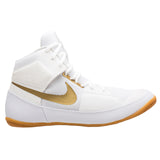 NIKE FURY WRESTLING SHOES BOXING BOOTS US 8 White Gold