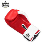 RAJA RBGP-9 MUAY THAI BOXING GLOVES Cooltex PU Leather 8-12 oz Red