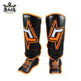 RAJA ELITE LEAGUE MUAY THAI BOXING MMA SPARRING PROTECTIVE GEAR SET Size M-XL Black Orange