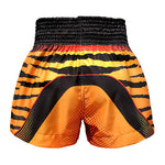 Tuff MS613 Muay Thai Boxing Shorts S-XXL Orange Cruel Tiger
