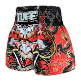 Tuff MS621 Muay Thai Boxing Shorts S-XXL Dragon King in Red