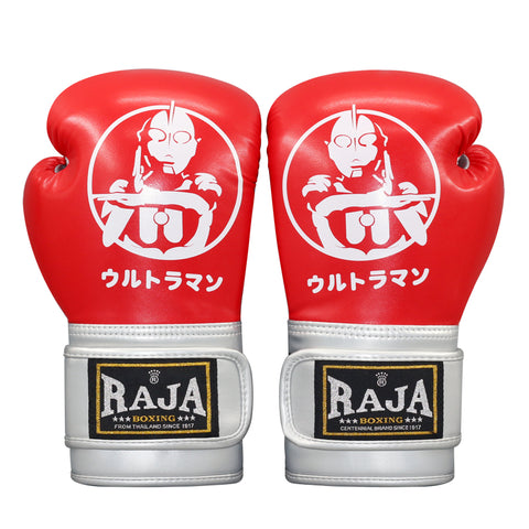 RAJA RBGP-C32 MUAY THAI BOXING GLOVES Cooltex PU Leather Kids 6 oz Ultraman