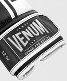 VENUM-03805-108 SHIELD PRO BOXING GLOVES VERLCRO NAPPA LEATHER 8-16 OZ Black White