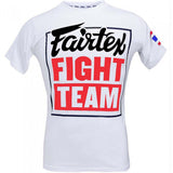 FAIRTEX MUAY THAI FIGHTER T-SHIRT TST51 S-XL White Red