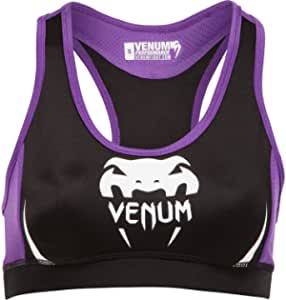 Venum-1070 BOBY FIT TOP SPORT BRA FOR WOMEN XS-L Black Purple – AAGsport
