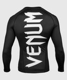 VENUM-0208 GIANT MMA Muay Thai Boxing Rashguard Compression T-shirt - LONG SLEEVES XS-XXL Black