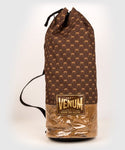 VENUM-04483-035 COCO MONOGRAM PRO LACE UP BOXING GLOVES 8-12 oz - GRIZZLY BROWN