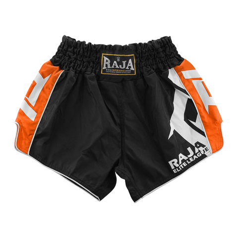 RAJA RKBS-9 ELITE LEAGUE MUAY THAI BOXING Shorts XS-XXL Neon Orange